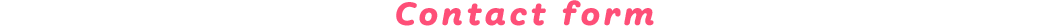 Contact form